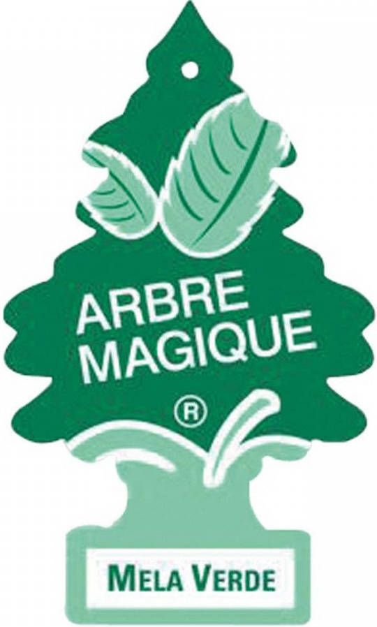 Arbre Magique luchtverfrisser 12 x 7 cm Appel groen