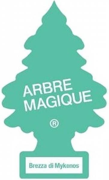 Arbre Magique luchtverfrisser 12 x 7 cm Brezza Di Mykono groen