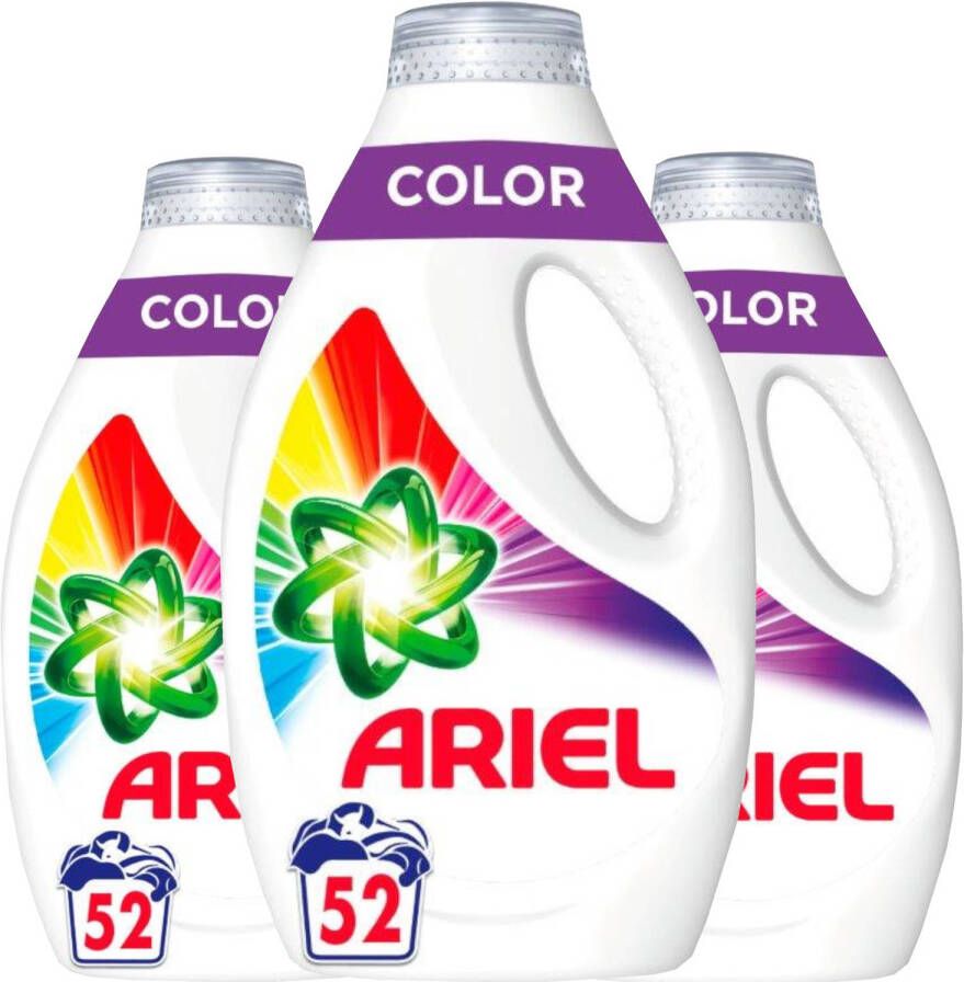 Ariel Gel Color wasmiddel 156 wasbeurten (3x52) Voordeelverpakking