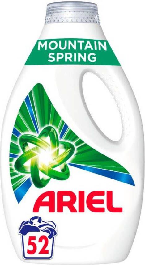 Ariel Gel Mountain Spring wasmiddel 52 wasbeurten