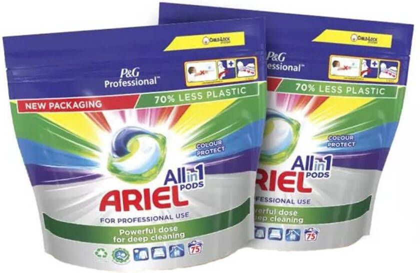 Ariel Prof Allin1 Pods Color Voordeelverpakking 150 Wasbeurten