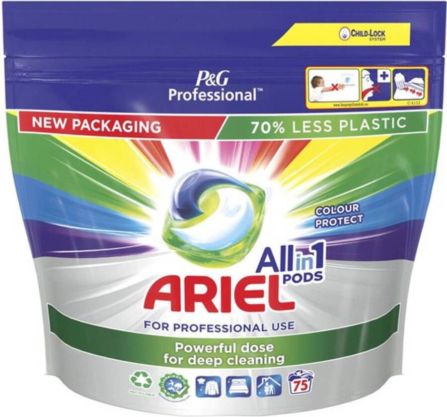 Ariel All-in-1 Pods Colour 75 Wasbeurten