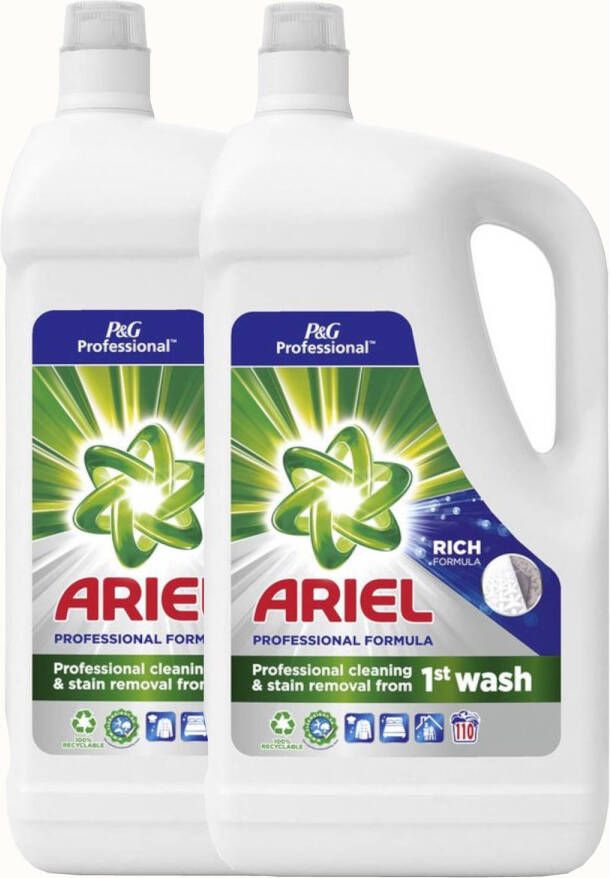 Ariel Professional Vloeibaar Wasmiddel Regular 220 Wasbeurten Voordeelverpakking (2x110)