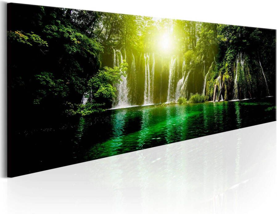 Artgeist Canvas Schilderij Emerald Treasure 120x40cm