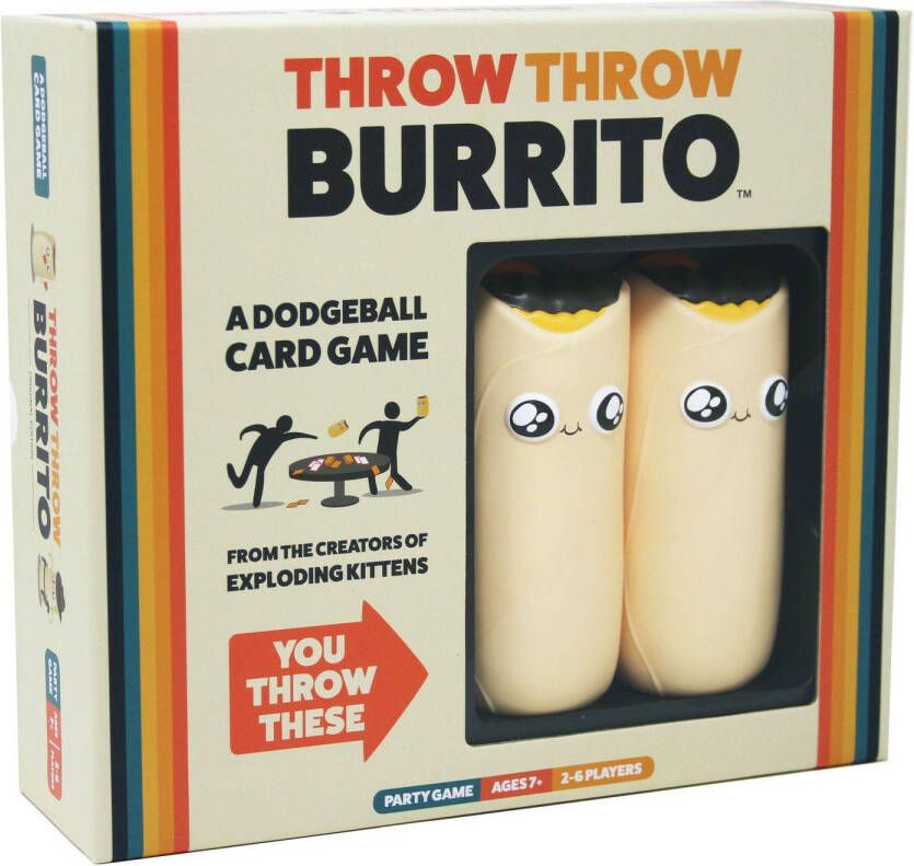 Exploding Kittens Throw Burrito