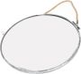 Atmosphera Créateur d'intérieur Spiegel wandspiegel rond D38 cm metaal grijs met touw Woondecoratie accessoires - Thumbnail 2