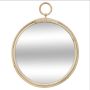 Atmosphera Spiegel wandspiegel rond D38 cm rotan beige Woondecoratie accessoires - Thumbnail 2