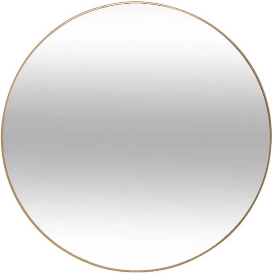 Atmosphera Spiegel wandspiegel rond Dia 38 cm metaal glas saliegroen Spiegels