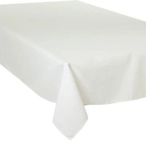 Atmosphera Tafelkleed Rechthoekig 300 X 150 Cm Ivoor Wit Polyester Tafellakens