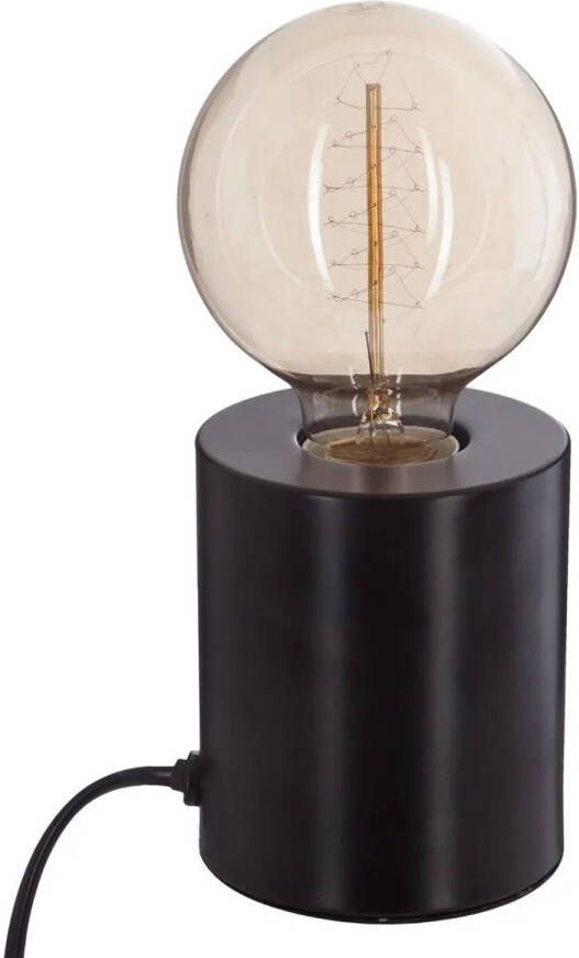 Atmosphera Tafellamp Saba metaal zwart H10 cm Leeslampje Designlamp Tafellampen