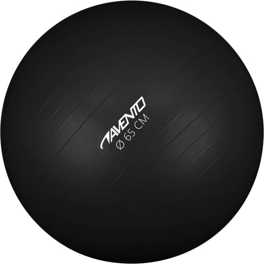 Avento Fitnessbal 65 cm zwart