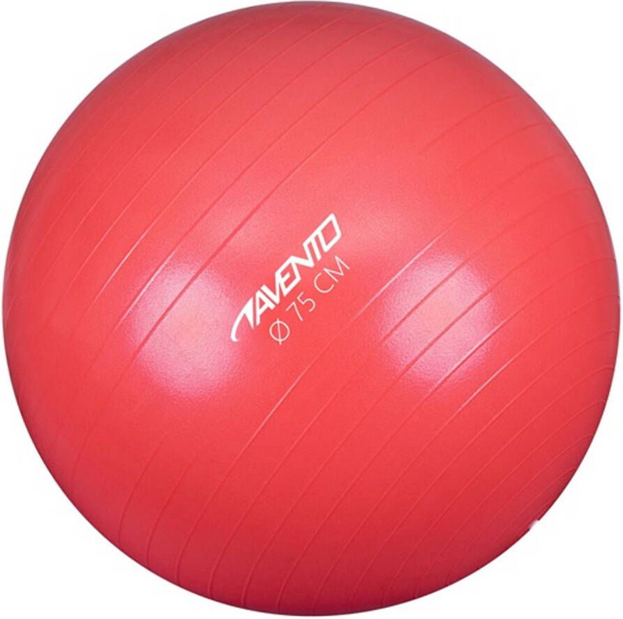 Avento fitnessbal 75 cm 1 3 kilo roze