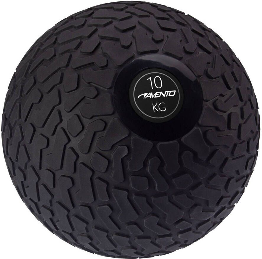 Avento fitnessbal Slam 10 kg 26 cm rubber zwart