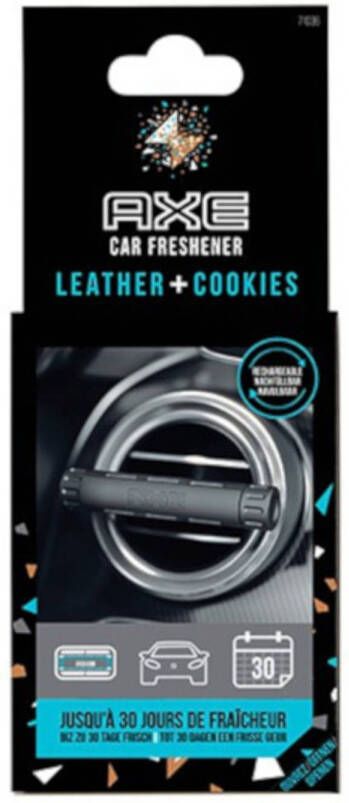 Axe luchtverfrisser Leather & Cookies alu zwart zilver 3-delig