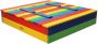 AXI Ella Houten Zandbak in Regenboog kleuren Met Zitbankjes en Deksel FSC hout 100x95x20cm Zandbak voor kinderen - Thumbnail 2