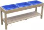 AXI Activiteiten Tafel in Naturel Bruin met 3 Blauwe Bakken Multi-inzetbare kindertafel voor diverse activiteiten - Thumbnail 2