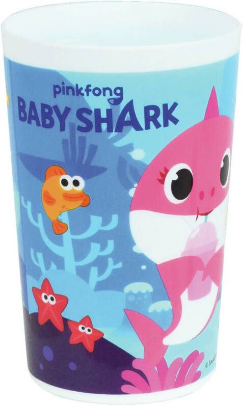 Baby Shark Kunststof drinkbeker 220 ml Kinderservies
