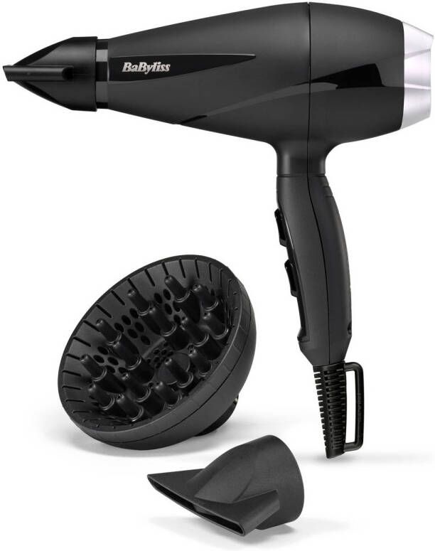 BaByliss föhn Style Pro 6710DE 2100W AC-motor incl. diffuser en 2 blaasmonden