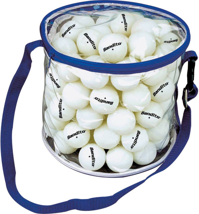 Bandito tafeltennisballen voordeeltas 100 stuks Tafeltennisballen voordeeltas 100 stuks