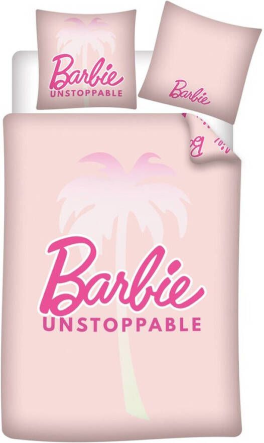 Barbie Dekbedovertrek Unstoppable Eenpersoons 140 x 200 Polyester