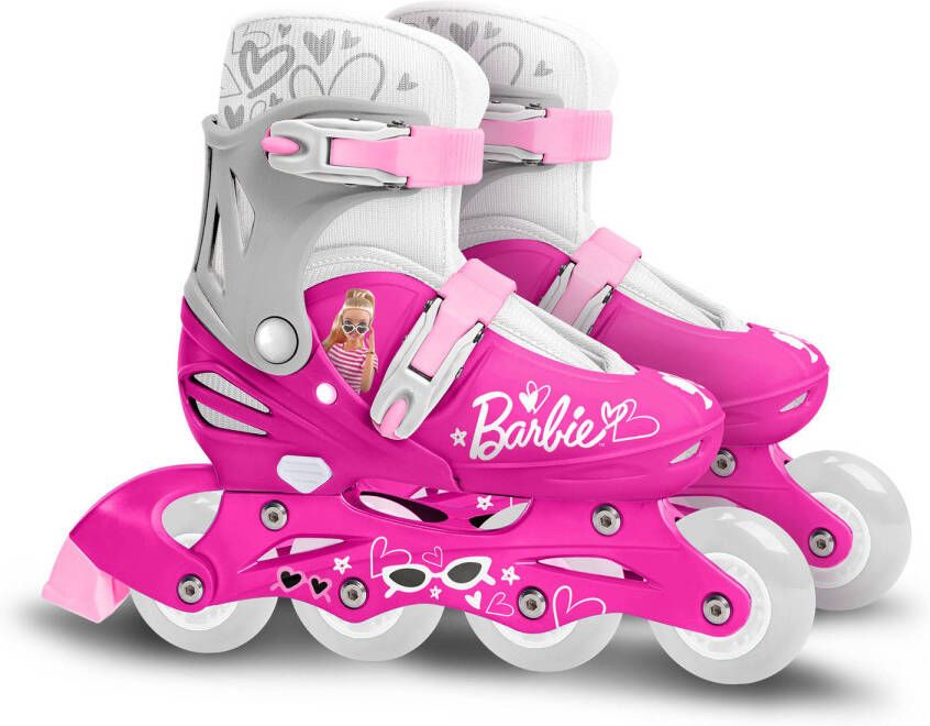 Mattel Barbie Inline Skates Hardboot Verstelbaar Roze maat 30-33