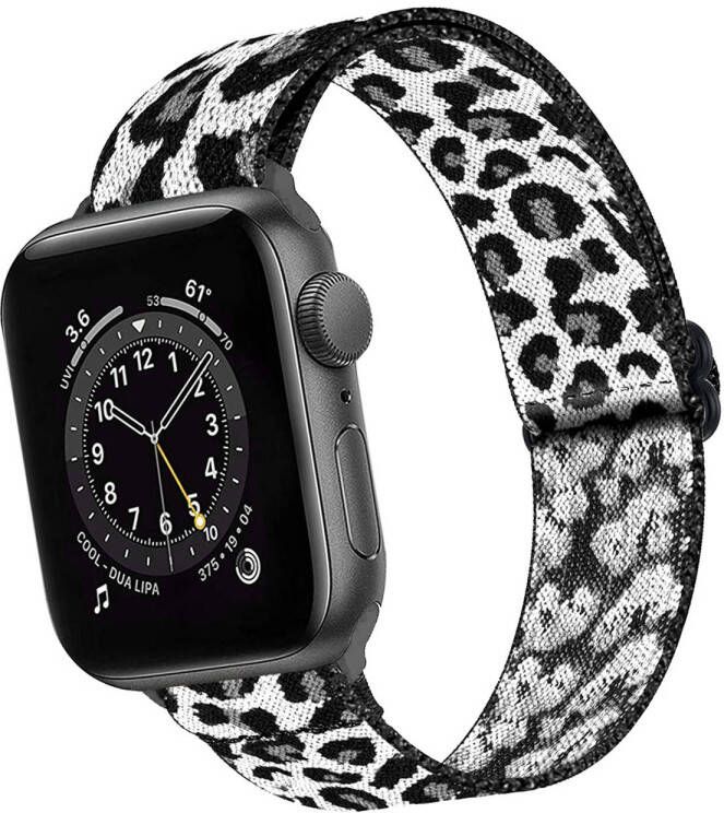Basey Apple Watch 1-8 SE 38 40 41 mm Bandje Stof Nylon Apple Watch Band Smart watch Bandje