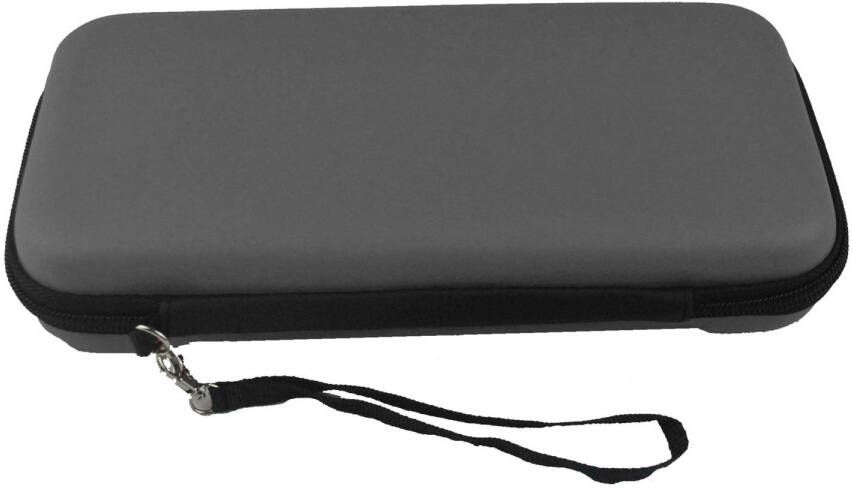 Basey Hoes voor Nintendo Switch OLED Case Hoes Hard Cover Met Polsbandje Carry Case Voor Nintendo Switch OLED Grijs