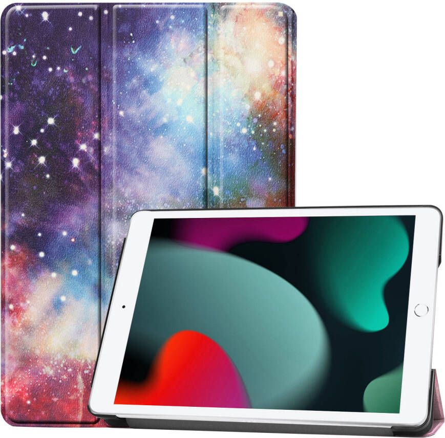 Basey iPad 10.2 2020 Hoes Book Case Hoesje iPad 10.2 2020 Hoesje Hard Cover Case Hoes Galaxy