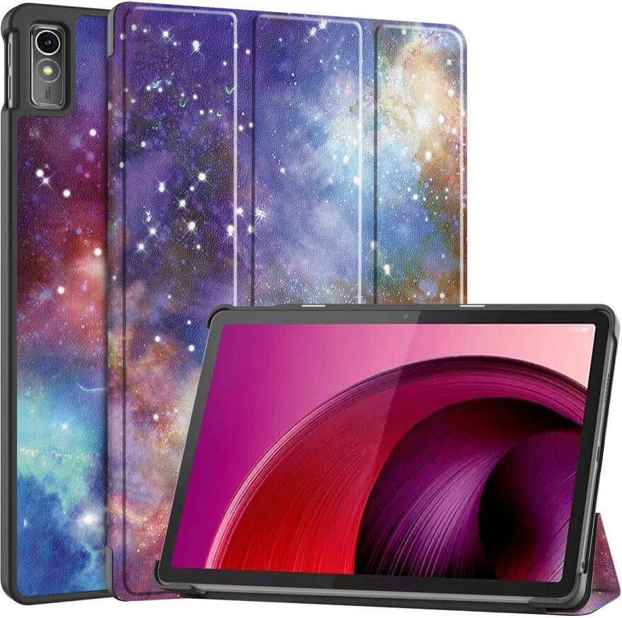 Basey Lenovo Tab M10 5G Hoes Case Tablet Hoesje Tri-fold Lenovo Tab M10 5G Hoesje Hard Cover Bookcase Hoes Galaxy