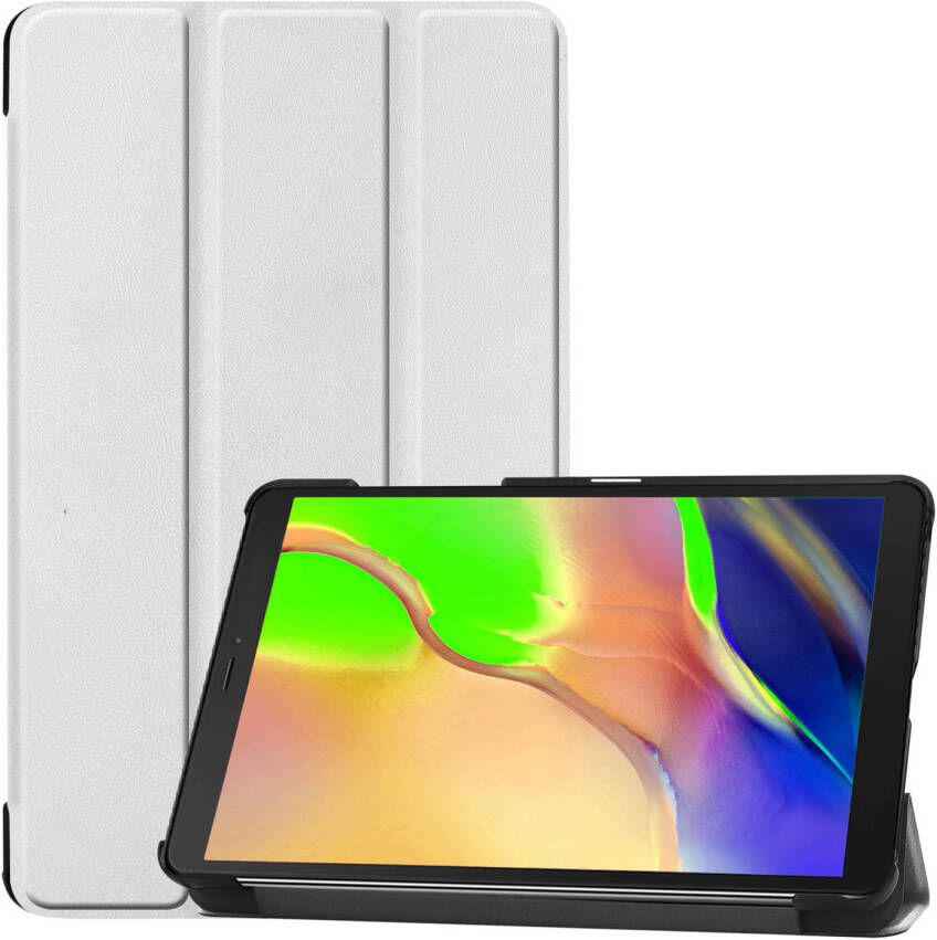 Basey Samsung Galaxy Tab A 8.0 2019 Hoes Case Hoesje Samsung Galaxy Tab A 8.0 (2019) Hoesje Hard Cover Bookcase Rood