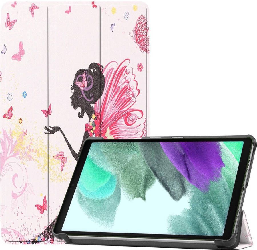 Basey Samsung Galaxy Tab A7 Lite Hoes Case Hoesje Samsung Tab A7 Lite Book Case Cover Elfje