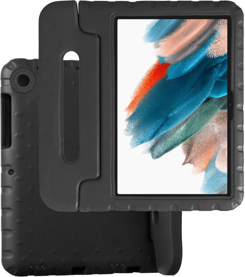 Basey Samsung Galaxy Tab A8 Kinderhoesje Foam Case Hoesje Cover Hoes Samsung Galaxy Tab A8-Zwart