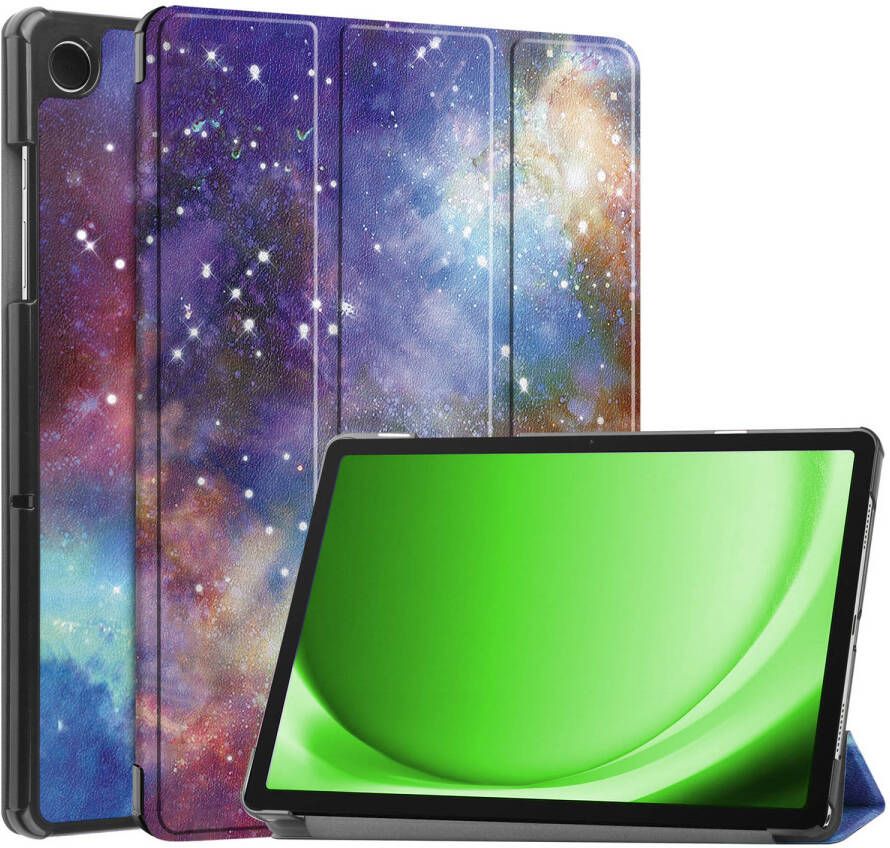Basey Samsung Galaxy Tab A9 Hoesje Kunstleer Hoes Case Cover Samsung Galaxy Tab A9-Galaxy