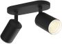 Philips Hue Fugato Opbouwspot 2 Spots (Wit Kleur) Zwart | elektronica en media | Smart Home Slimme Verlichting | 8718696171523 - Thumbnail 2