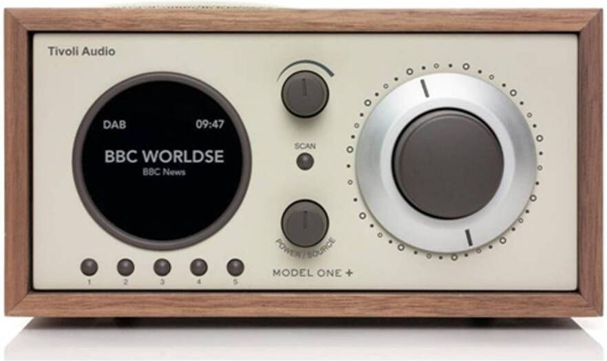 Tivoli Audio Model One+ DAB+ radio (Hout Beige)