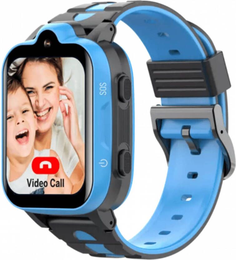 BEAFON Smartwatch voor Kinderen Zwart-Blauw