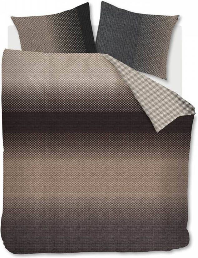 Beddinghouse Duco dekbedovertrek Lits-jumeaux (240x200 220 cm + 2 slopen) Katoen satijn Grey