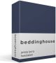 Beddinghouse jersey lycra hoeslaken 95% gebreide katoen 5% lycra 1-persoons (90 100x200 220 cm) Indigo - Thumbnail 2