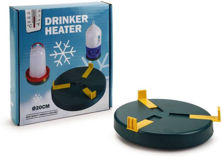 Olba Verwarmer 12 Watt Drinktoren 20 cm Groen