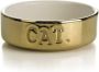 Beeztees kattenvoerbak Cat keramiek(11 5x4) goud - Thumbnail 1