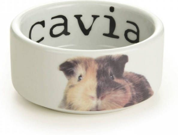 Beeztees Keram eetbak snapshot cavia 10x4