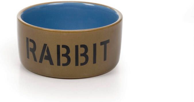 Beeztees Rabbit Voerbak 11.5 Blauw Beige