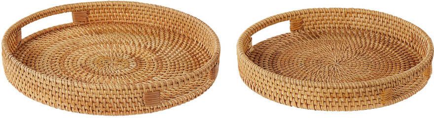 Beliani ADELSO Blad-Beige-Rotan