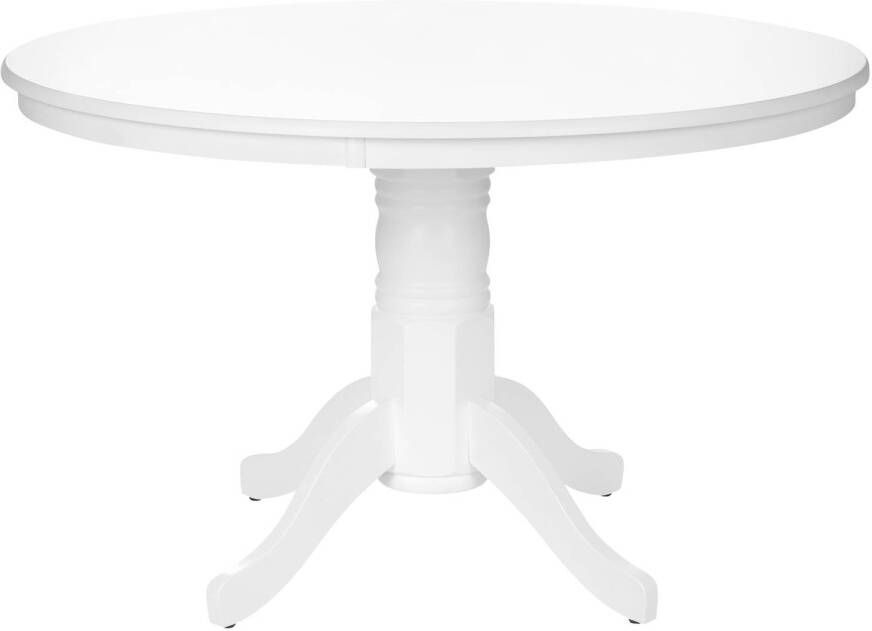 Beliani AKRON Ronde tafel-Wit-MDF