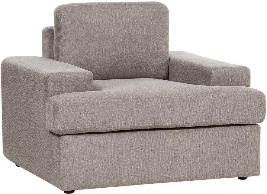 Beliani ALLA Fauteuil-Bruin-Polyester