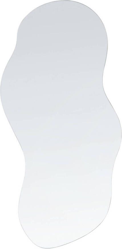 Beliani AUXERRE Wandspiegel-Zilver-Glas