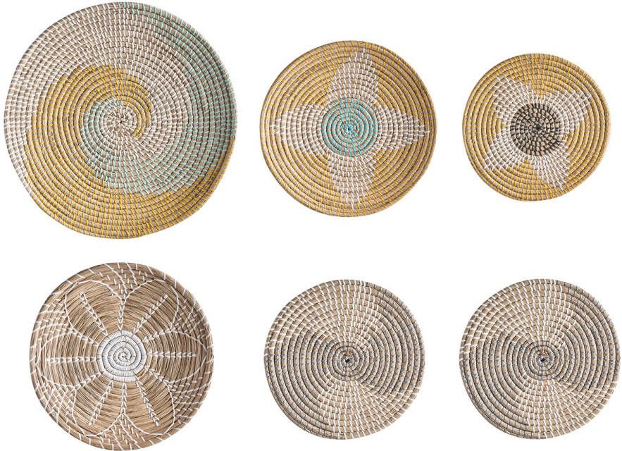 Beliani BACNINH Wanddecoratie-Multicolor-Zeewier