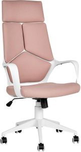Beliani Delight Bureaustoel-roze-polyester