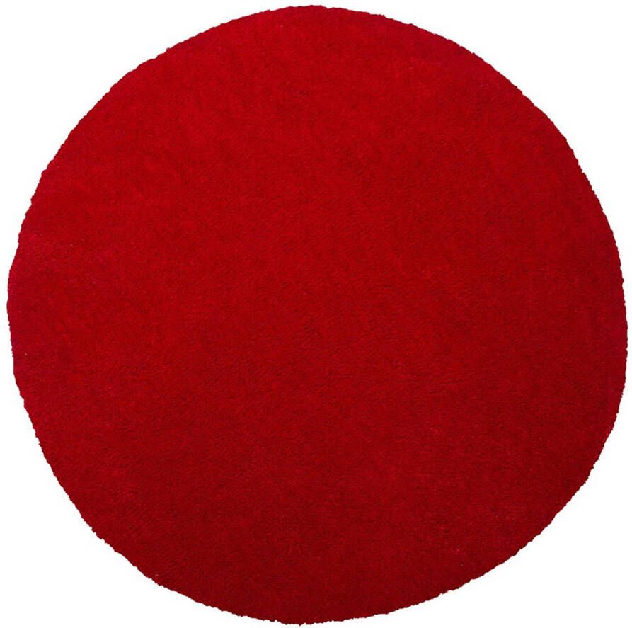 Beliani DEMRE Vloerkleed rood polyester