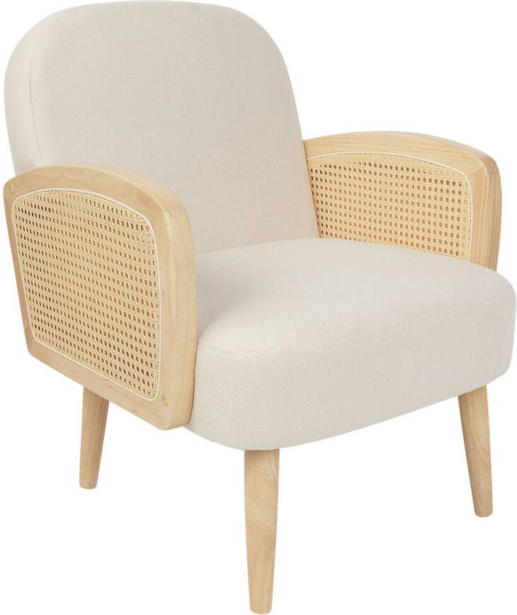 Beliani DVENBERG Fauteuil-Beige-Polyester